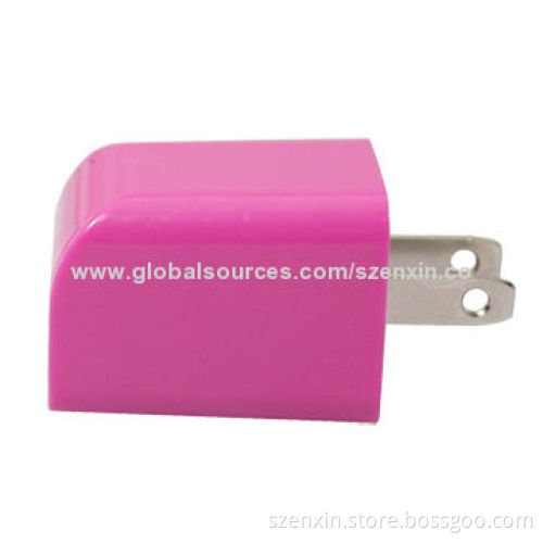 USB power charger with LED light for phoneNew